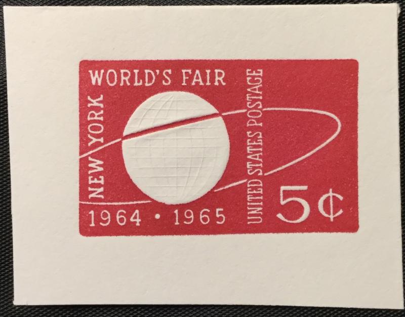 US MNH #U546 Full Corner Square NY World’s Fair Globe SCV $.60 L3