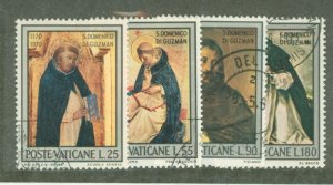 Vatican City #509-512 Used Single (Complete Set)