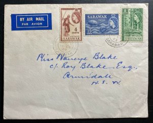 1962 Kuching Sarawak Airmail Cover To Arndale Australia