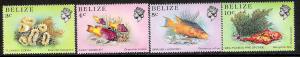 BELIZE-SC# 701-03,SC#705a MNH