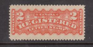 Canada #F1 Extra Fine Never Hinged Gem **With Certificate**