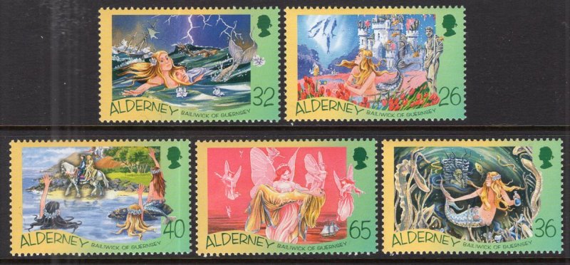 Alderney 245-249 MNH VF