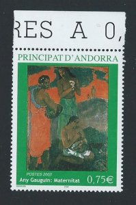FRENCH ANDORRA mnh SC. 580