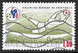 FRANCE 1982 World Cup Soccer Issue Sc 1829 VFU