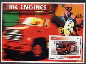 Somalia 2002 Fire Engines #3 perf s/sheet unmounted mint