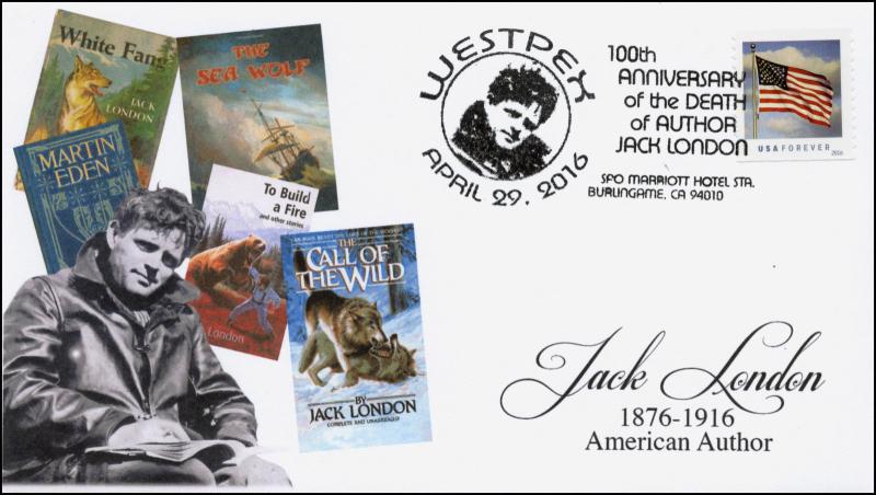 2016, WESTPEX, Jack London, Author, Call of the Wild, 16-140 