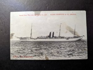 1909 Turks and Caicos Ship Postcard Cover to Taplow Kochs England