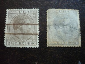 Stamps - Cuba - Scott# 122,125,128 - Used Partial Set of 3 Stamps