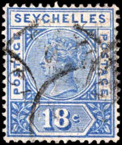 Seychelles #13, Incomplete Set, 1897, Used