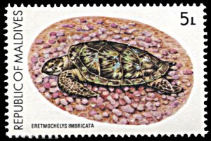 Maldive Islands 843, MNH, Hawkbill Turtle