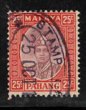 MALAYA-Pahang Scott 37 Used Horizontal crease