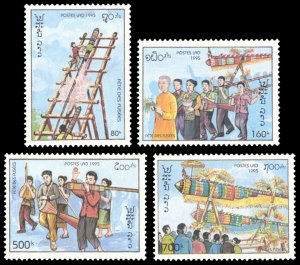 Laos 1995 Scott #1227-1230 Mint Never Hinged