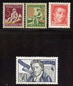 Switzerland # B41-44, Mint Hinge Remain. CV $ 2.75