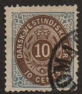 Danish West Indies 10 Used (4)