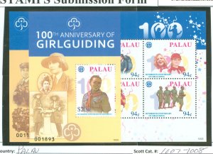 Palau #1007-1008 Unused  (Scouts)