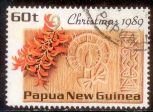 Papau New Guinea 1989 SC# 727 Christmas Used E170