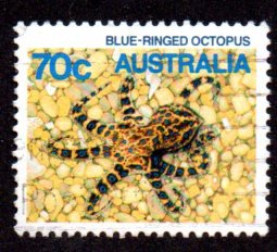 AUSTRALIA 913 USED BIN $1.00 MARINE LIFE