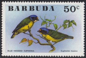 Barbuda 1976 MNH Sc #239 50c Blue-hooded euphonia