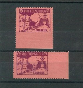 46328 - SPAIN  España - STAMPS - Fuengirola  ALLEPUZ #23 * 2 IMPERF on one side