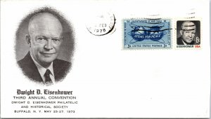 3rd ANNUAL CONVENTION DWIGHT D. EISENHOWER PHILATELIC SOCIETY CACHET COVER 1975