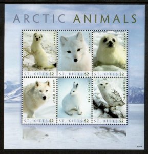 Saint Kitts 2010 - Arctic Animals - Sheet of 6 Stamps - Scott #765 - MNH