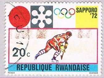 Rwanda 436 Used Ice Hockey 1972 (BP29511)
