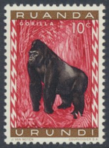 Ruanda Urundi  SC# 137  MNH Gorilla  see details/scans 