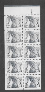 1949a MNH 20c. Plate Block, scv: $1.75