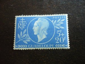 Stamps - Guadeloupe - Scott# B12 - Mint Hinged Set of 1 Stamp