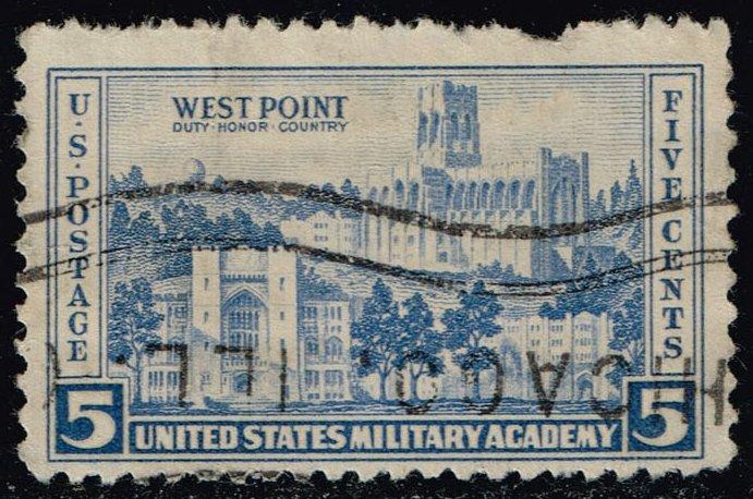 US #789 Military Academy at West Point; Used (0.25)