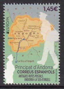 ANDORRA (S) 2020 EUROPA CEPT ANCIENT POSTAL ROUTES