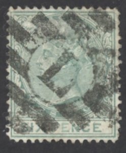 Lagos Sc# 11 Used 1876 6p Queen Victoria