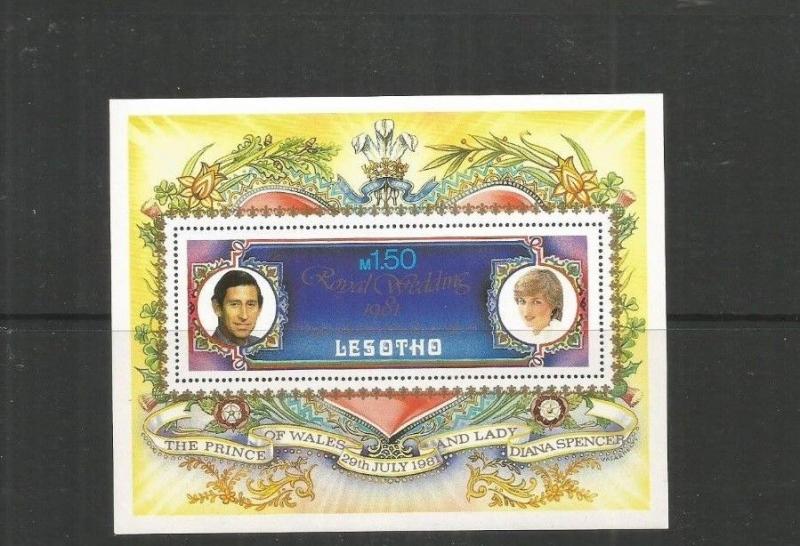 LESOTHO 1981 ROYALTY SCOTT 337A MNH