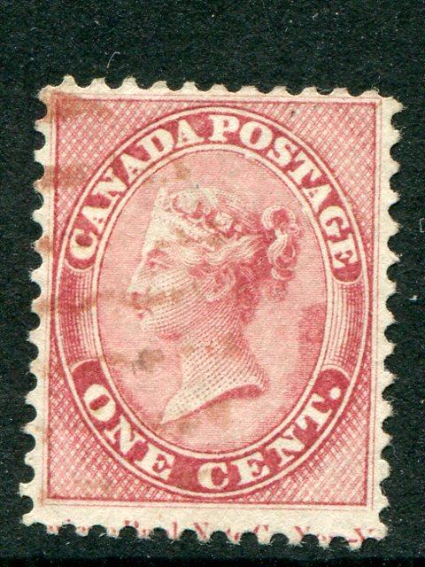 Canada Classic #14vii red  used F-VF  Lakeshore Philatelics 