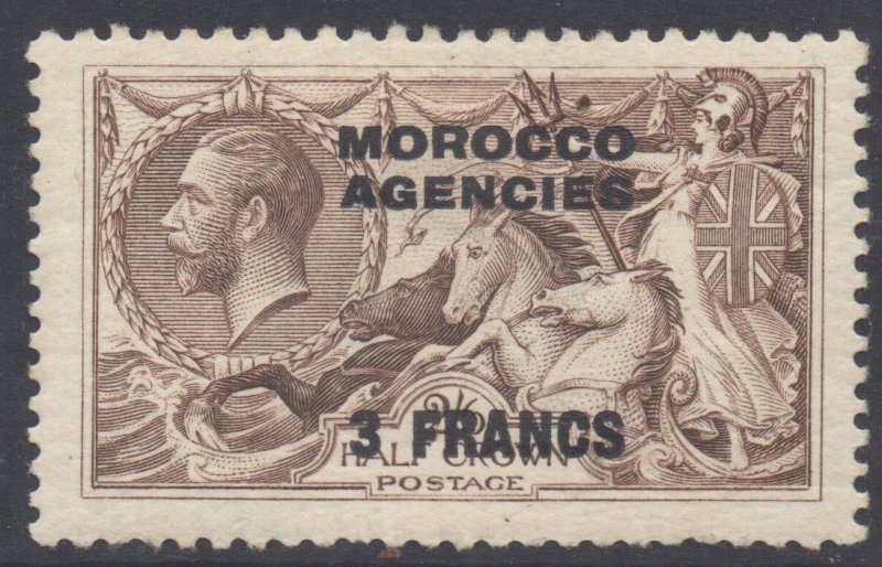 Morocco Scott 410 - SG200, 1924 George V French 3f MH*