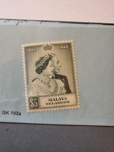 Stamps Malaya Selangor Scott #75 nh