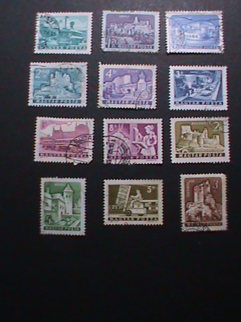 ​HUNGARY- FAMOUS BUILDING OF HUNGARY USED STAMPS VF WE SHIP TO WORLD WIDE