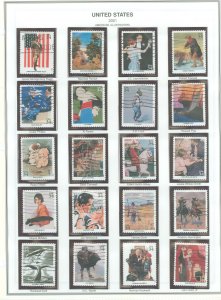 United States #3502 Used Multiple