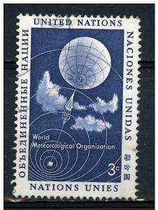 United Nations 1957 - Scott 49 used - Weather Balloon 