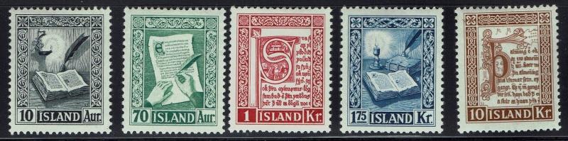 Iceland SC# 278-282, Mint Hinged  -  Lot 030916