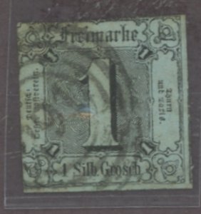 Thurn & Taxis #5 Used Single