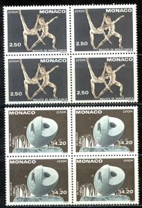 Monaco Sc# 1861-1862 MNH block/4 1993 Europa