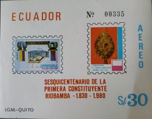 OH) 1980 ECUADOR, J- J- OLMEDA FATHER DE VELASCO, ECUADOR Y RIOBAMBA, MONSTRANCE