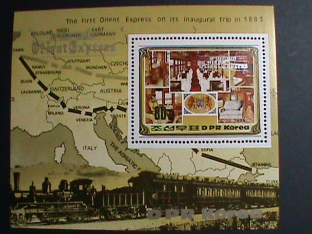 ​KOREA STAMP:1984-SC#2374-THE FIRST ORIENT EXPRESS MNH RARE S/S-VERY FINE