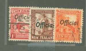 New Zealand #O62-O64 Used Multiple