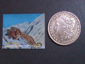 ​BHUTAN-1970 SC#116H SNOW LEOPARD-3D RARE STAMP- MNH- VF-WE SHIP TO WORLDWIDE