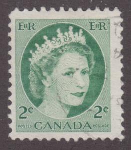 Canada 338 Queen Elizabeth II, Wilding Portrait 1954