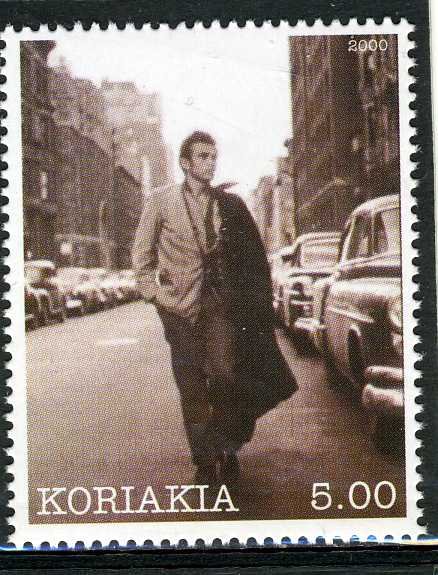 Koriakia Republic 2000 JAMES DEAN set 1 value Perforated Mint (NH)