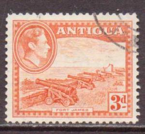 Antigua    #89  used  (1944)  c.v. $1.10