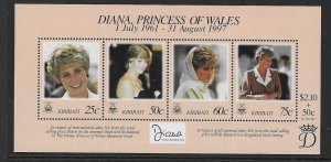 KIRIBATI SGMS559 1998 DIANA PRINCESS OF WALES  MNH